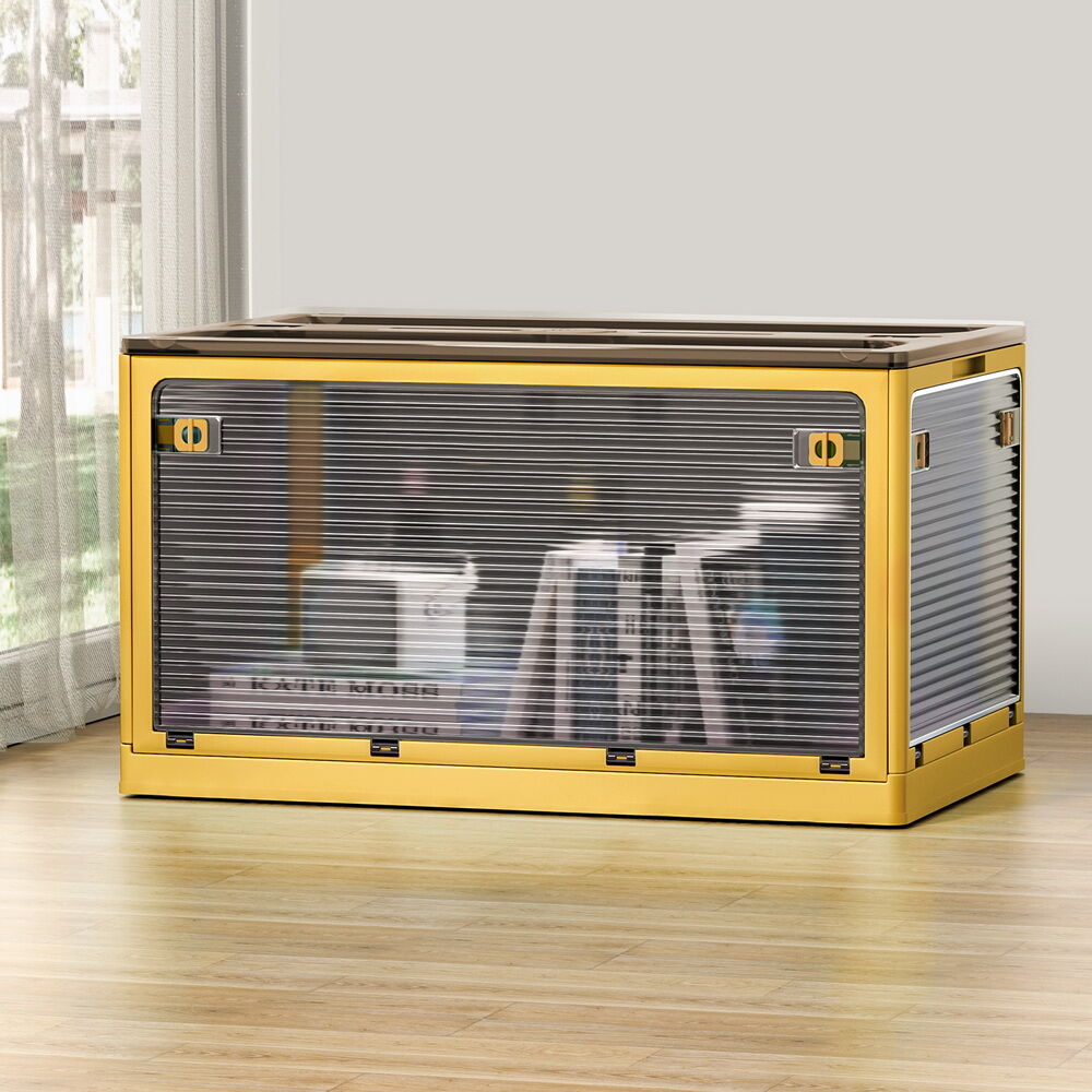 Artiss Storage Box Container Foldable Stackable 5 Sides Open Transparent 115L Price