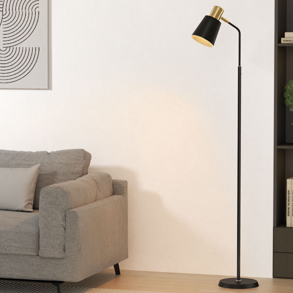 Artiss Floor Lamp LED Light Stand Modern Home Living Room Office Reading Black Price