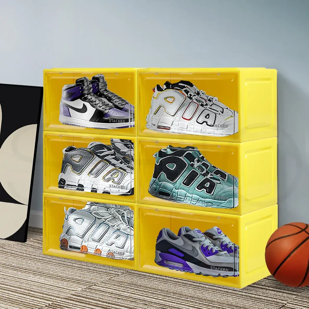 Sneaker Display Case 6x Clear Yellow Price