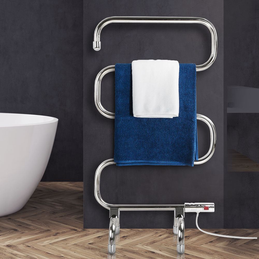 Devanti Electric Heated Towel Rail Rack 5 Bars Freestanding Clothes Dry Warmer Price