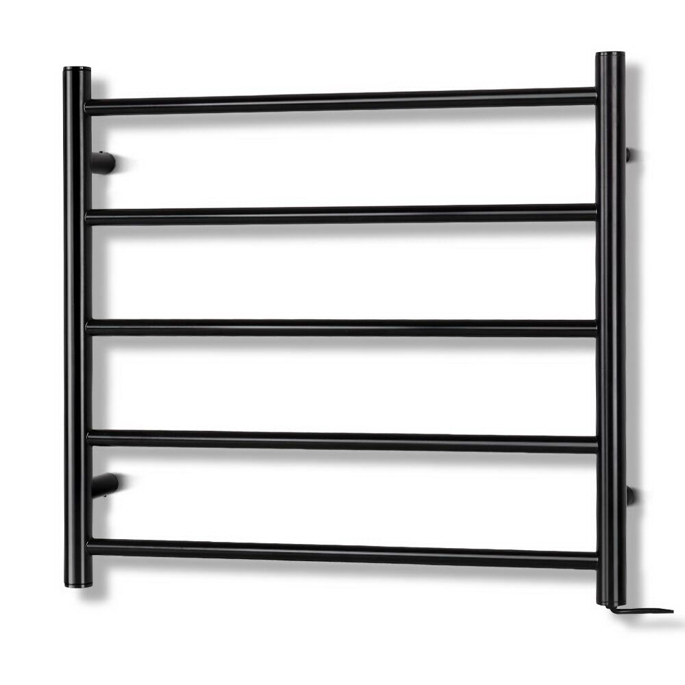 Devanti Electric Heated Towel Rail Rack 5 Bars Wall Mounted Clothes Dry Warmer Price
