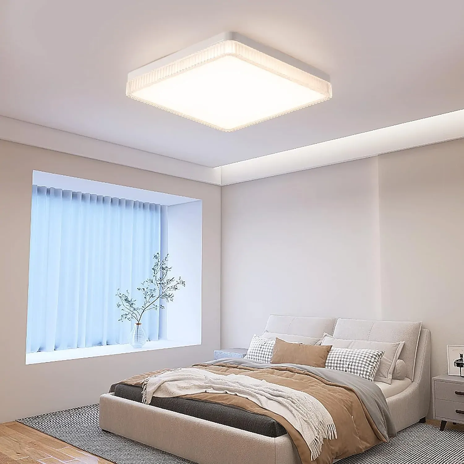 Flush Mount Ceiling Lights LED, White (30cm 48W) Price