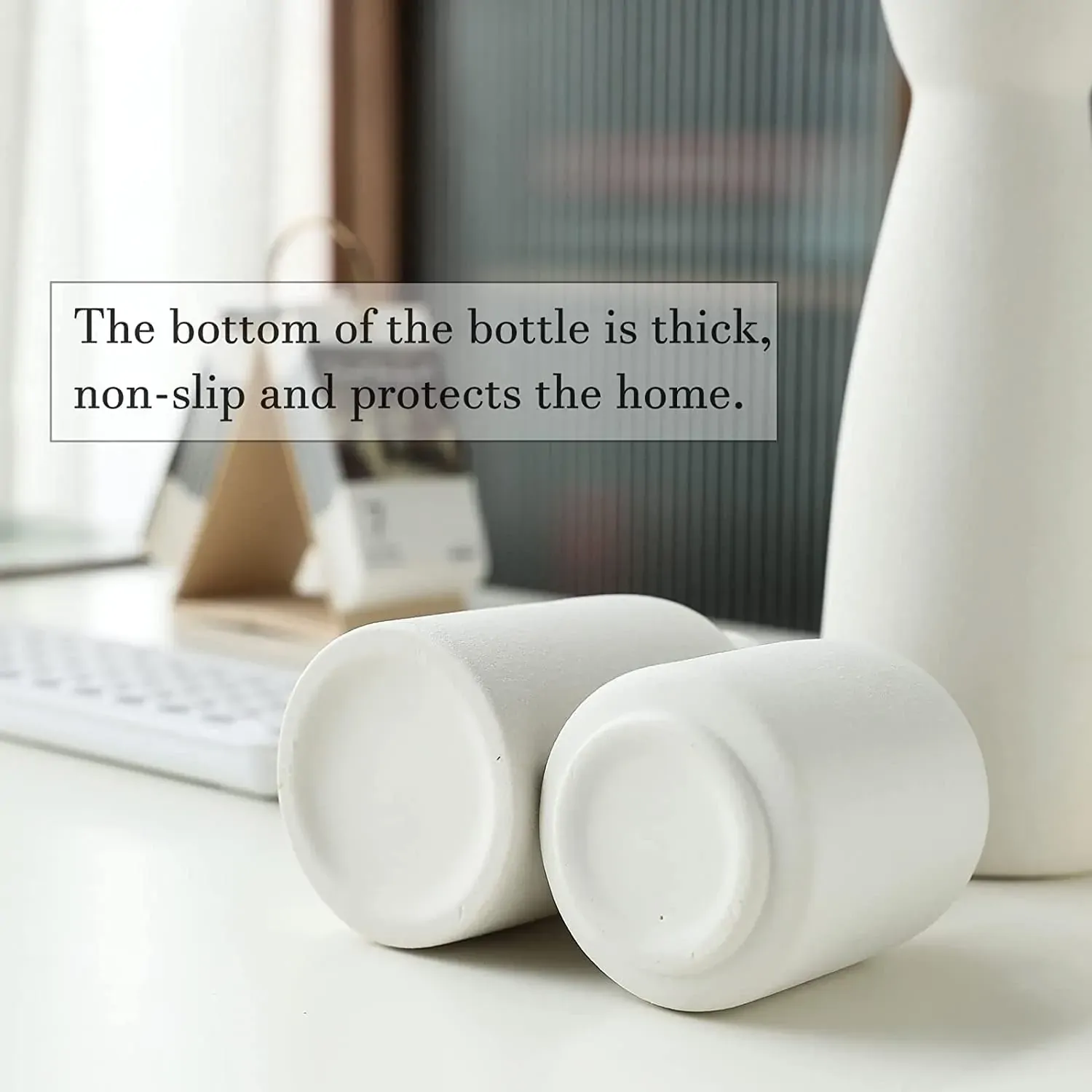 Ceramic Set of 3 Modern White Vases for Home D?cor Price