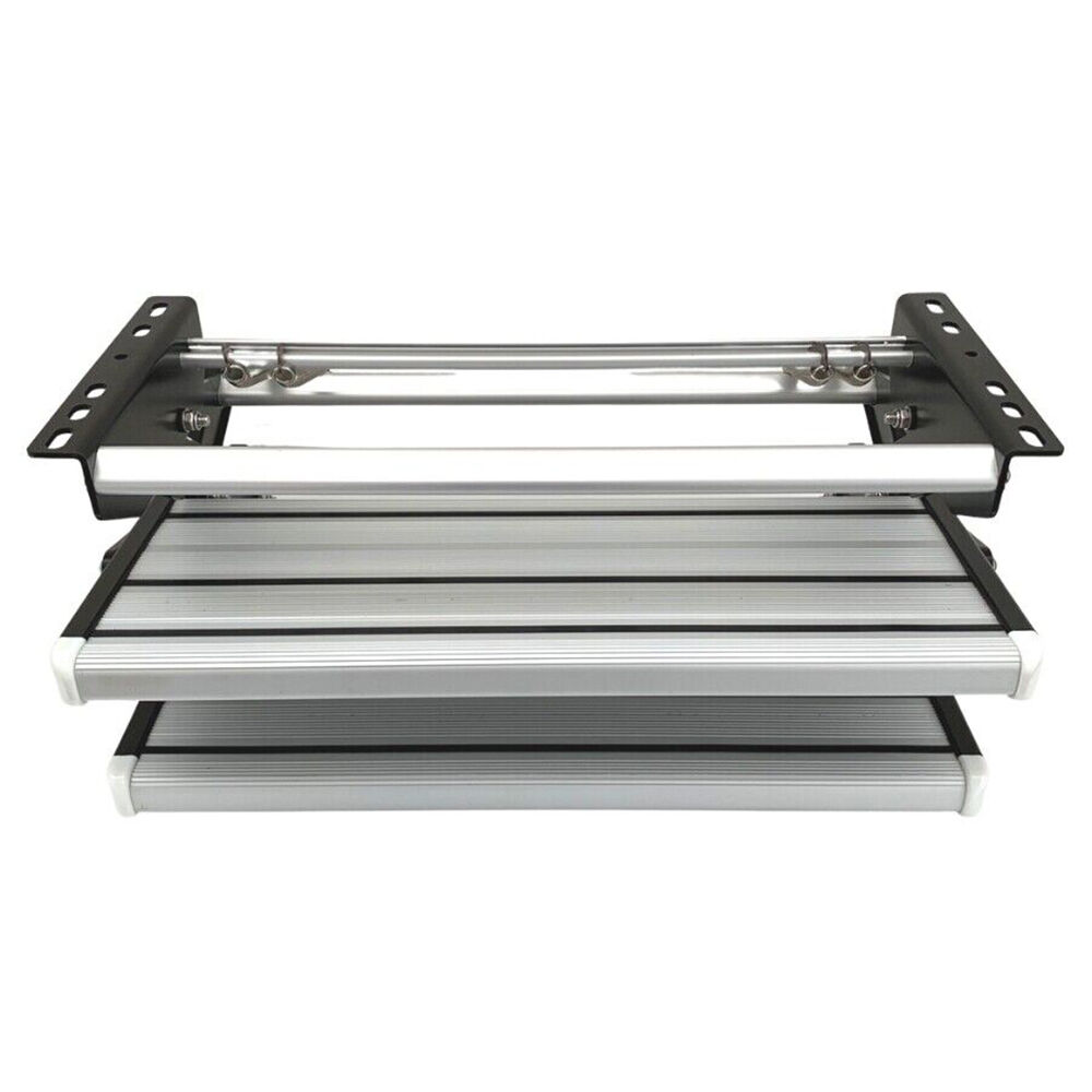 Aluminium Double Caravan Step Pull Out Folding Steps For Road RV Camper Trailer Price