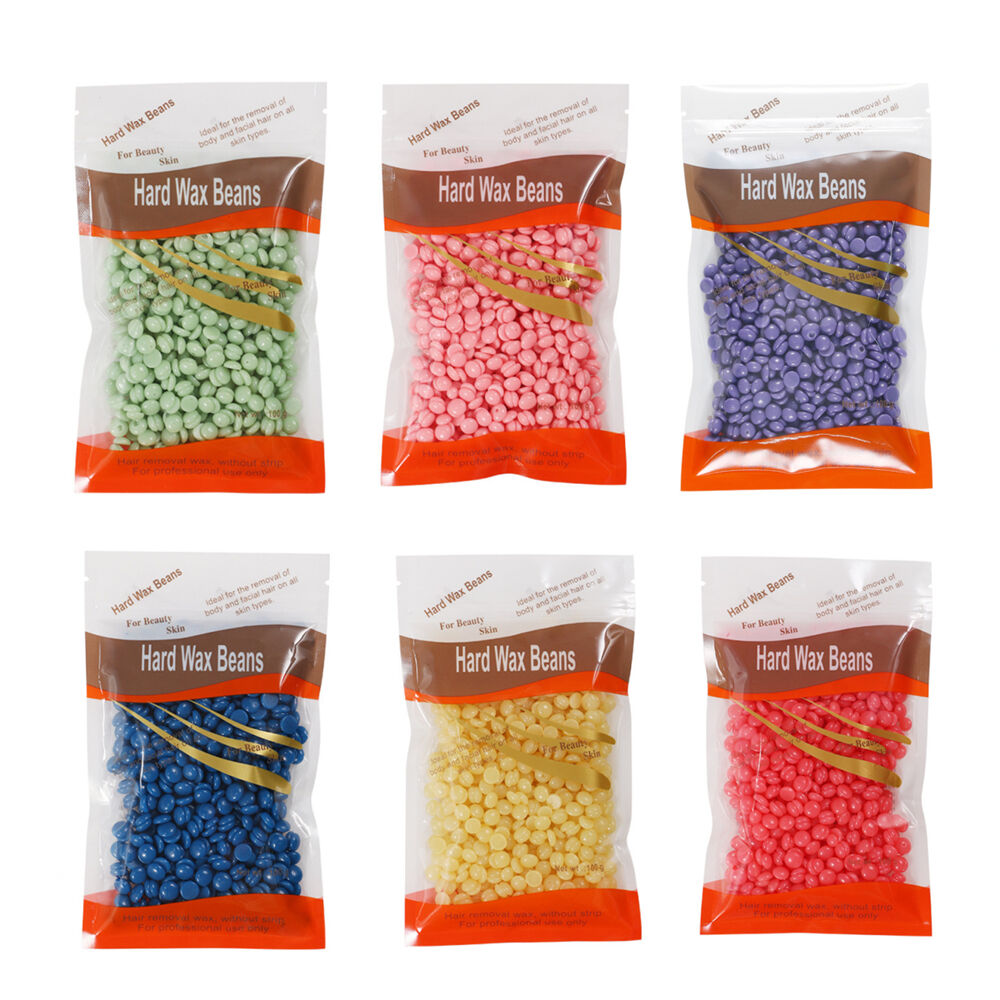 6x100g Hard Wax Beans Remover With 20 Wooden Sticks Price