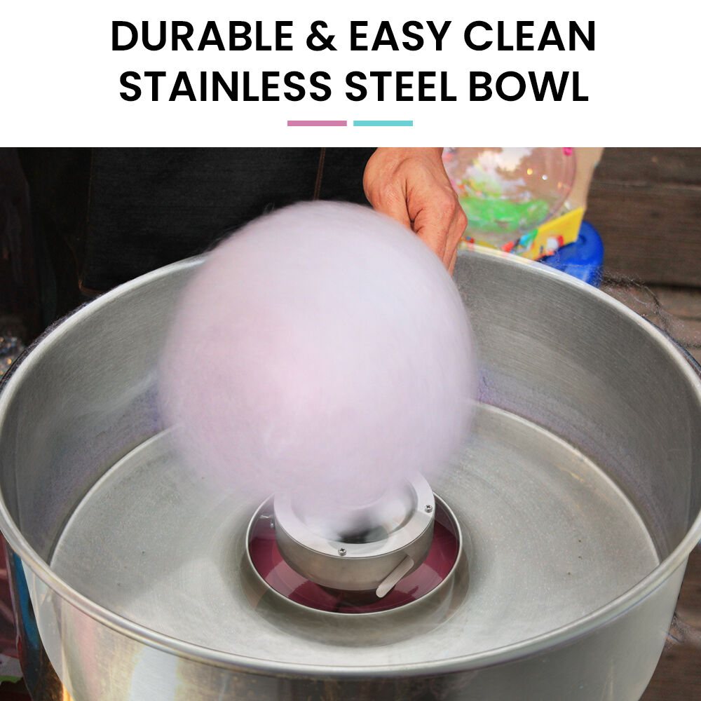 EUROCHEF 1000W Commercial Cotton Candy Machine Fairy Floss Maker Price