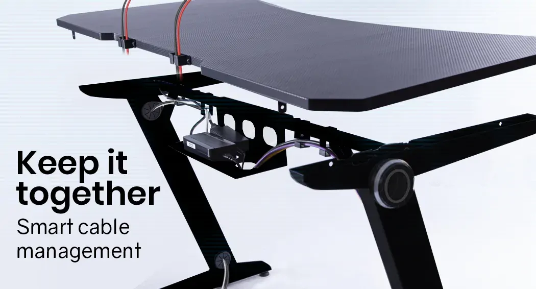 Gaming Chair Desk Racing Seat Setup PC Combo Office Black Table Foot Price