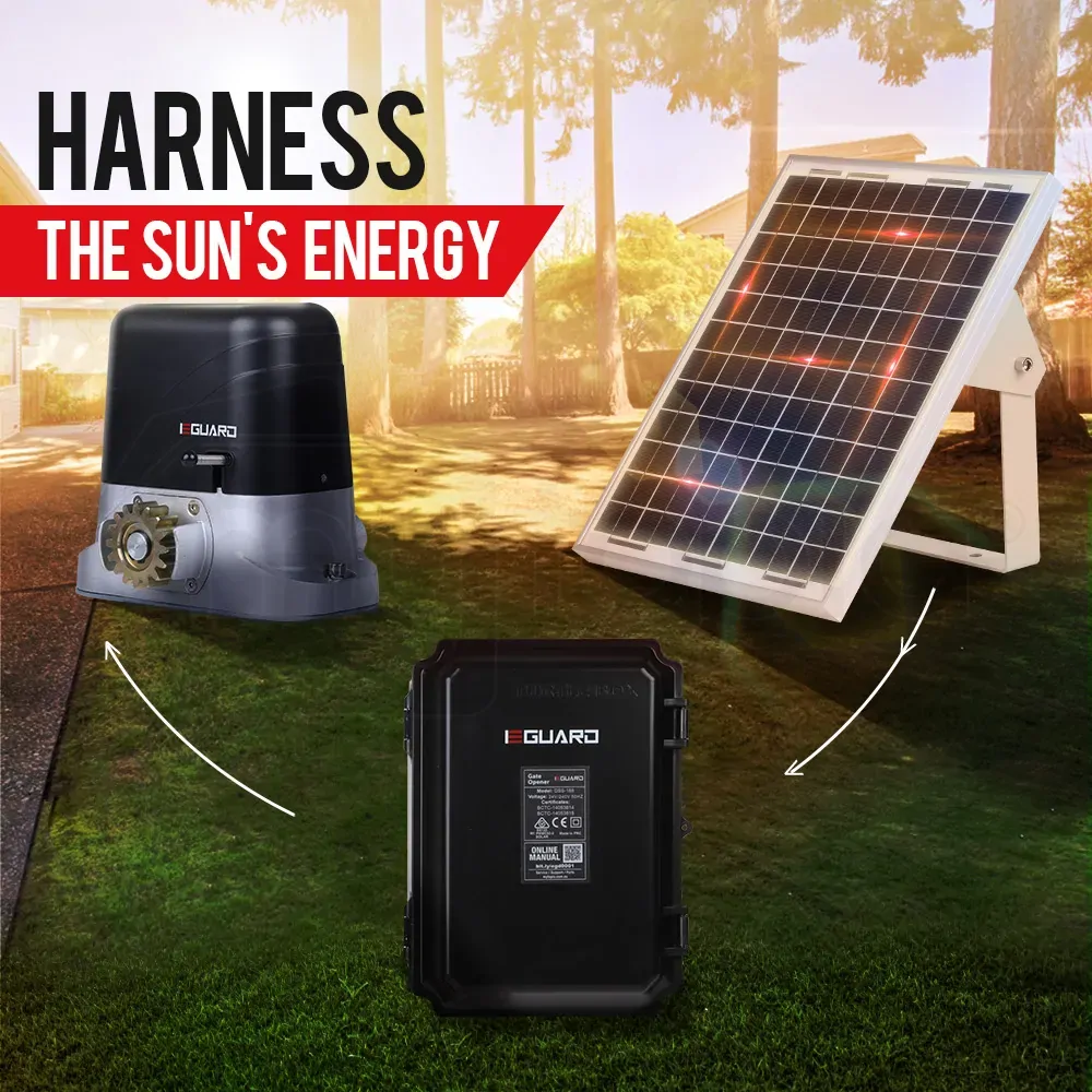 Sliding Gate Opener 5M Full Solar Automatic Driveway Sliding Electric Remote Price
