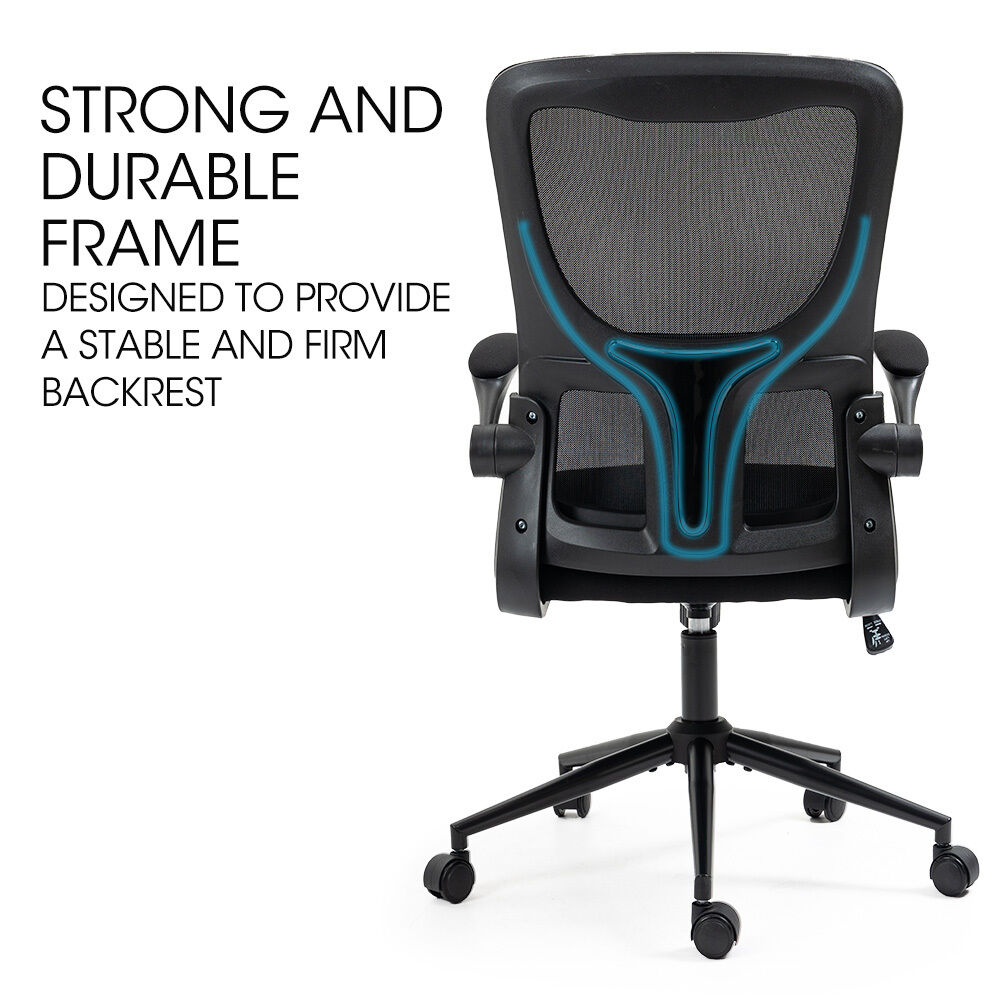 FORTIA Ergonomic Mesh Office Chair Computer Seat Adjustable Recline, Black Price