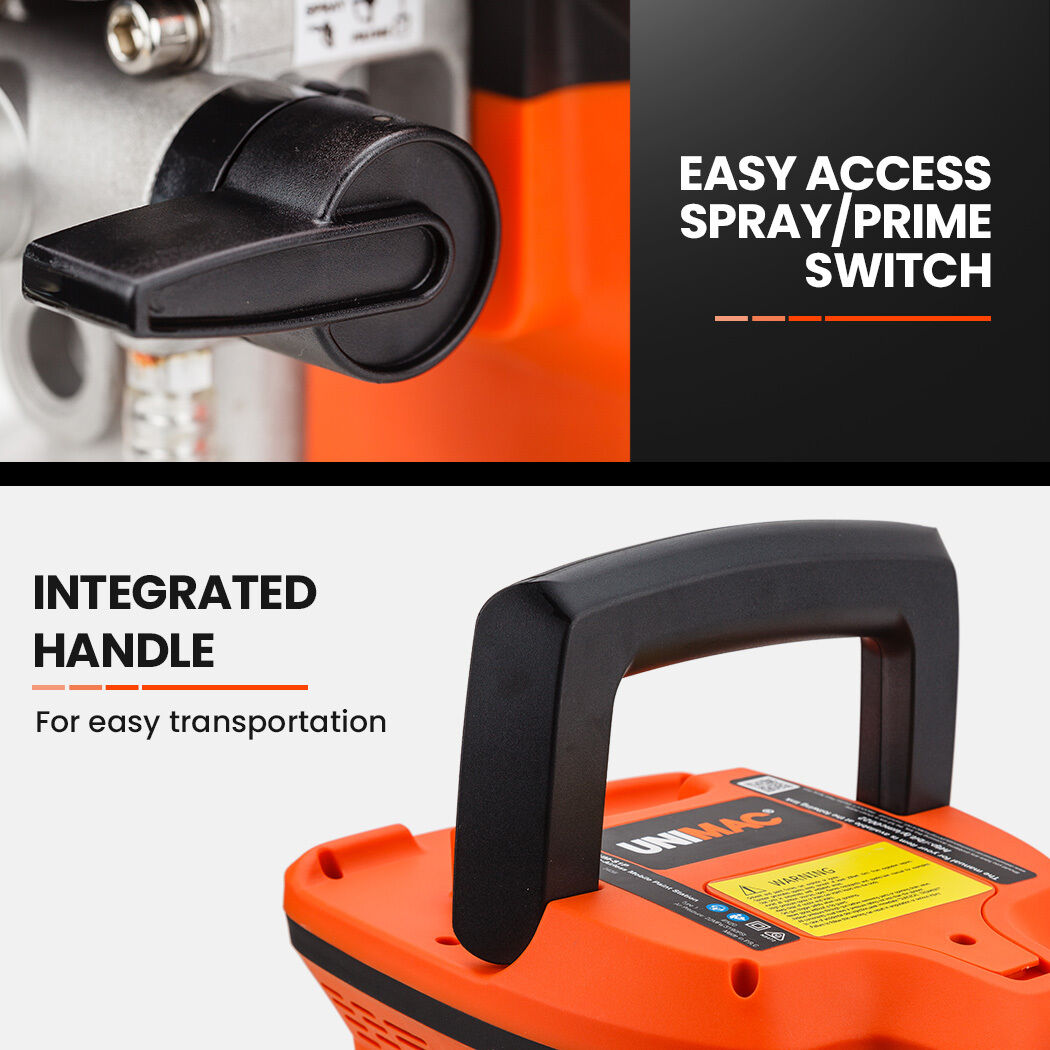 Unimac 740W Electric Airless Paint Sprayer Portable High Pressure Station Spray Gun Price
