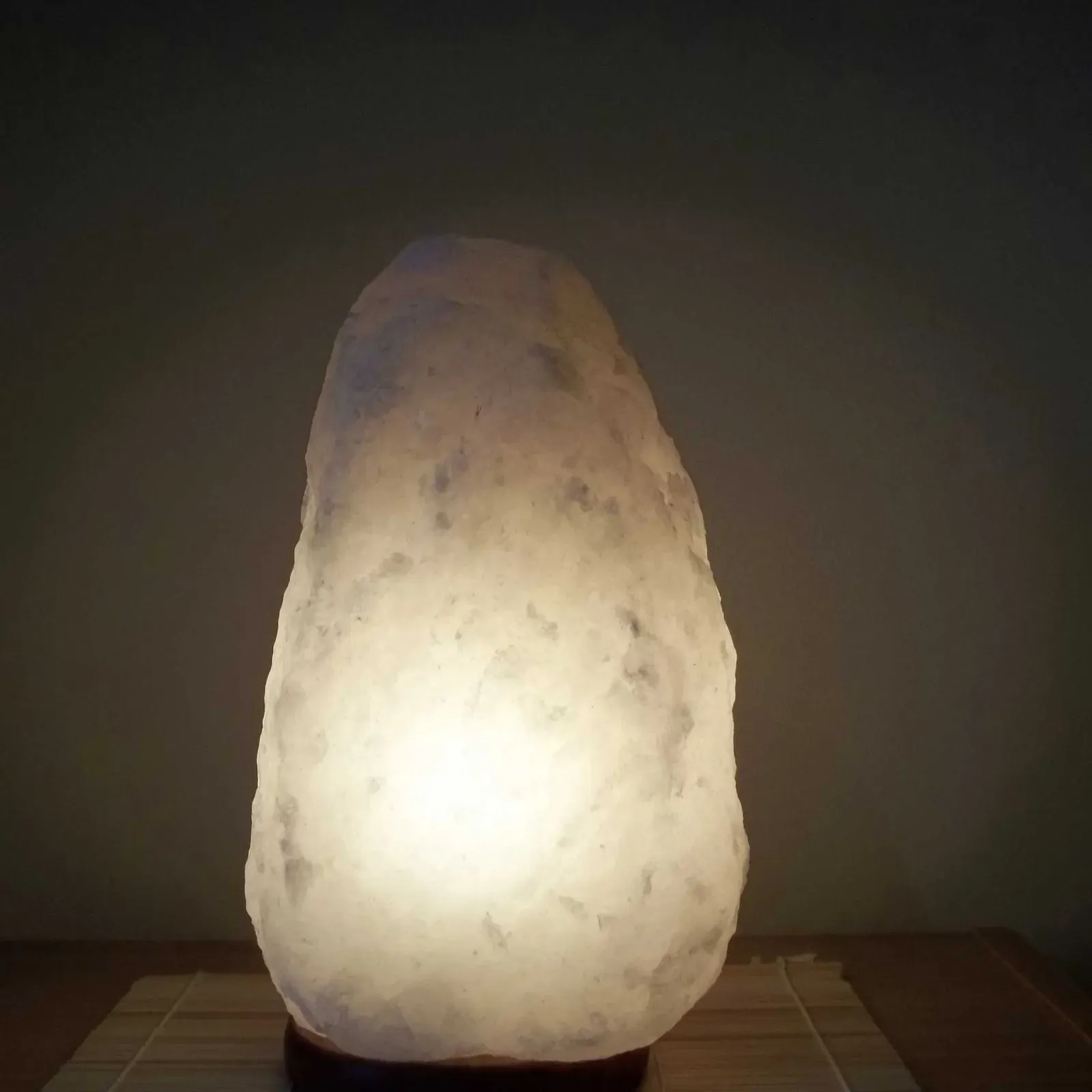 12V 12W 2-3Kg Himalayan White Salt Lamp Crystal Rock Natural Shape Unique Lamps Price