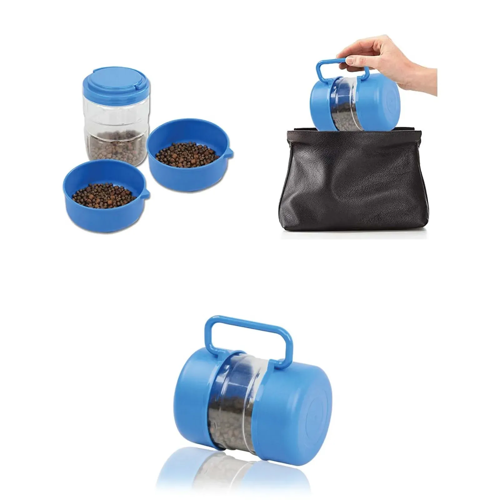 3 In 1 Pet Travel Food Water Bowl Set Dog Cat Portable Feeding Carry Container Price