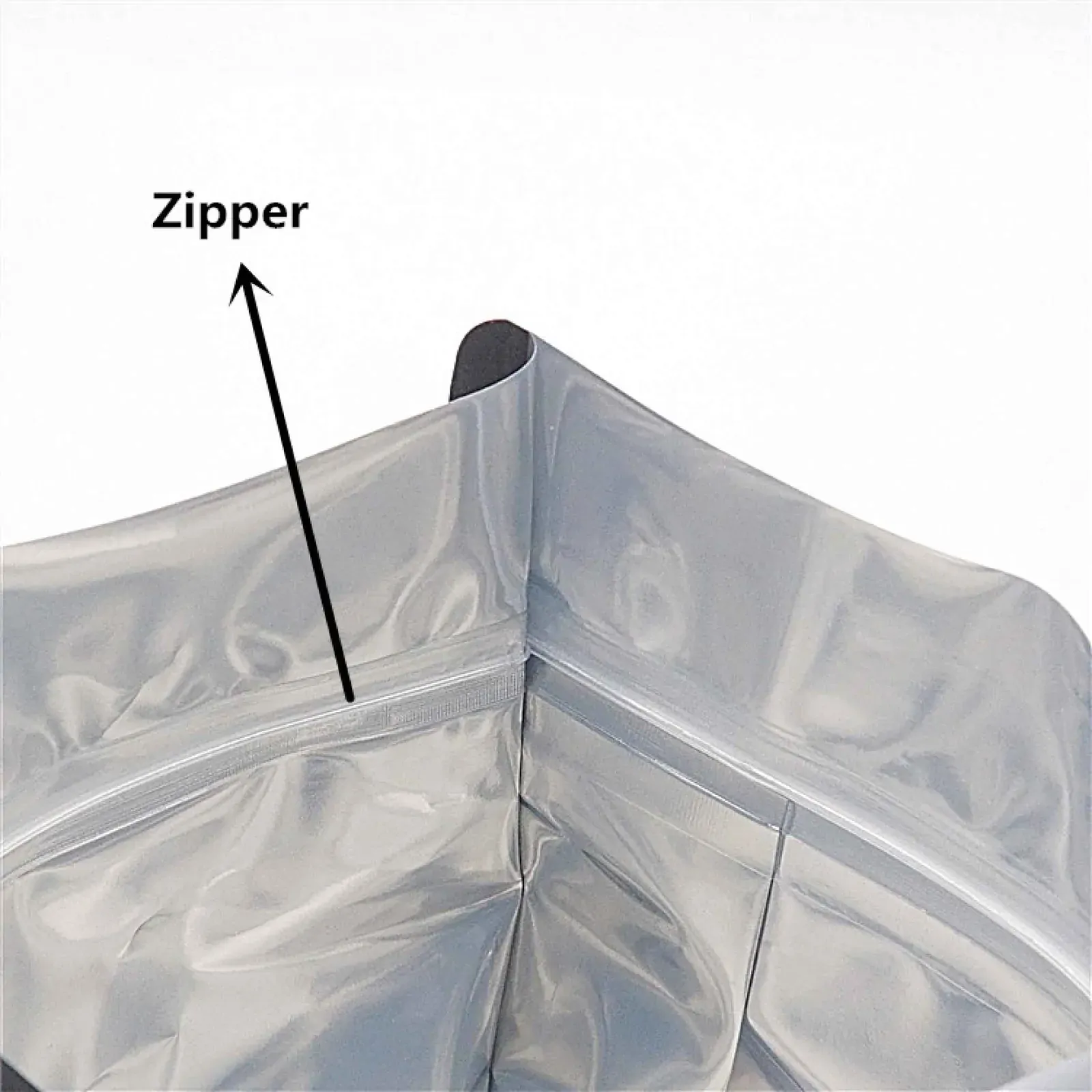 100 Resealable Mylar Stand Up Bags 36x25cm - Black Food Packaging Zip Pouch Price