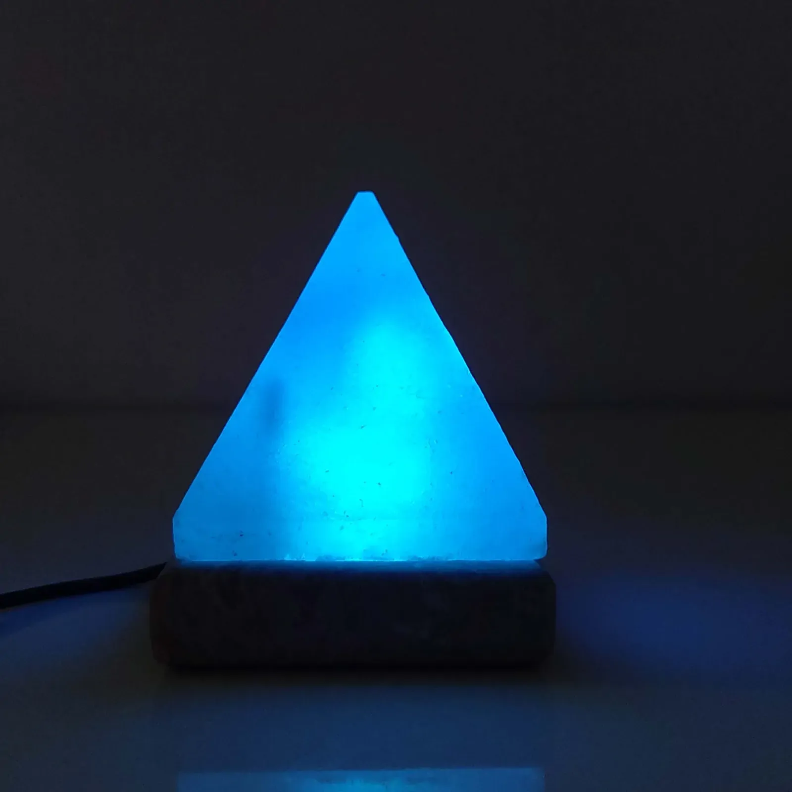 USB Colour Changing Salt Himalayan Lamp - Pyramid Shape Pink Rock LED Light Price