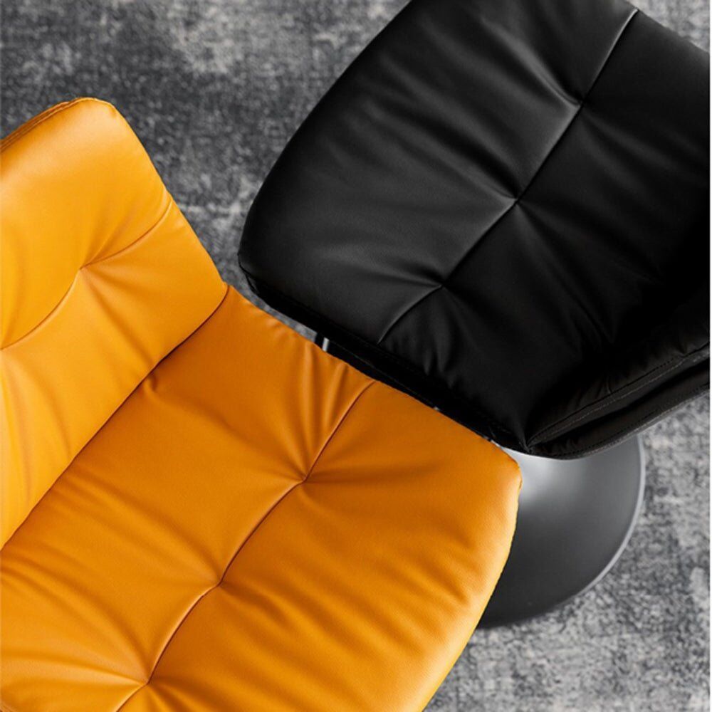 Bar Stools Kitchen Bar Stool Leather Barstools Swivel Gas Lift Counter Chairs x2 BS8406 Black Price