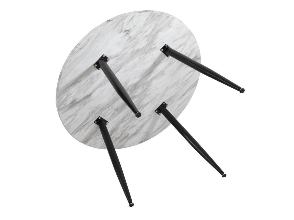Round MDF Marbling Dining Table Price