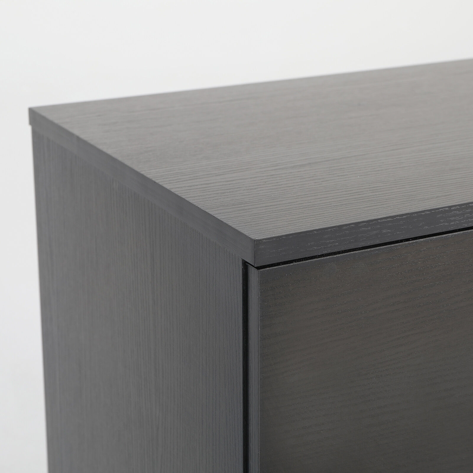 Bedside Table Side Storage Cabinet Nightstand Bedroom 2 Drawer Legs ETTA BLACK Price