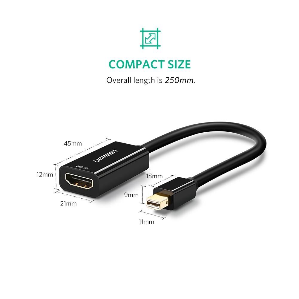UGREEN 40360 4K Mini DP to HDMI Adapter Price