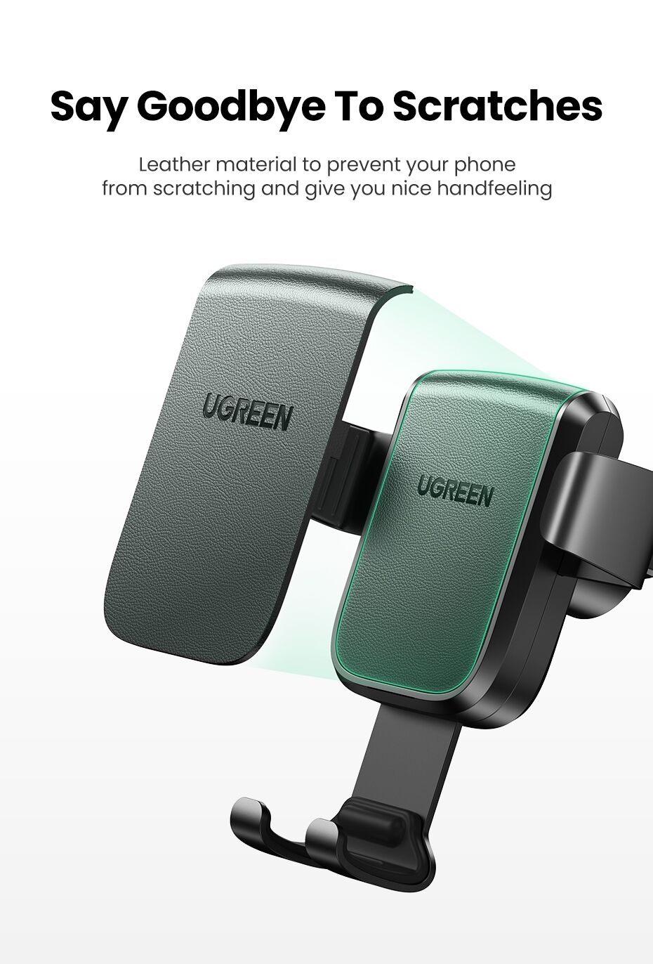 UGREEN 60990 Gravity Phone Holder with Suction Cup (Black) Price