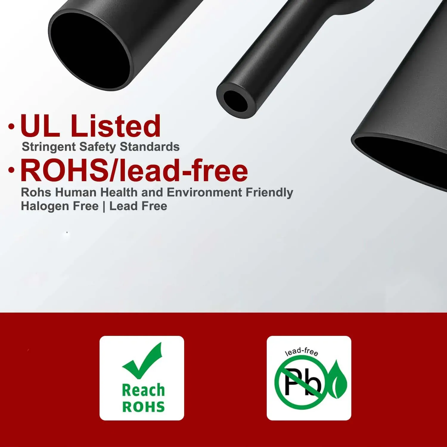 2m Polyolefin Shrink Tube 11/32" (9mm) 2:1 Ratio Heat Shrink Tubing Sleeving Wrap Shrinking Price