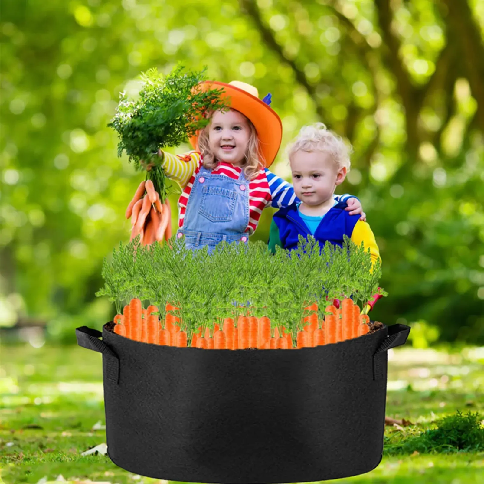 1 Pack 100 Gallon 100cm 50cm Grow Bag Heavy Duty Thickened Plant Pots with Handles for Farming Gardening Tree Price