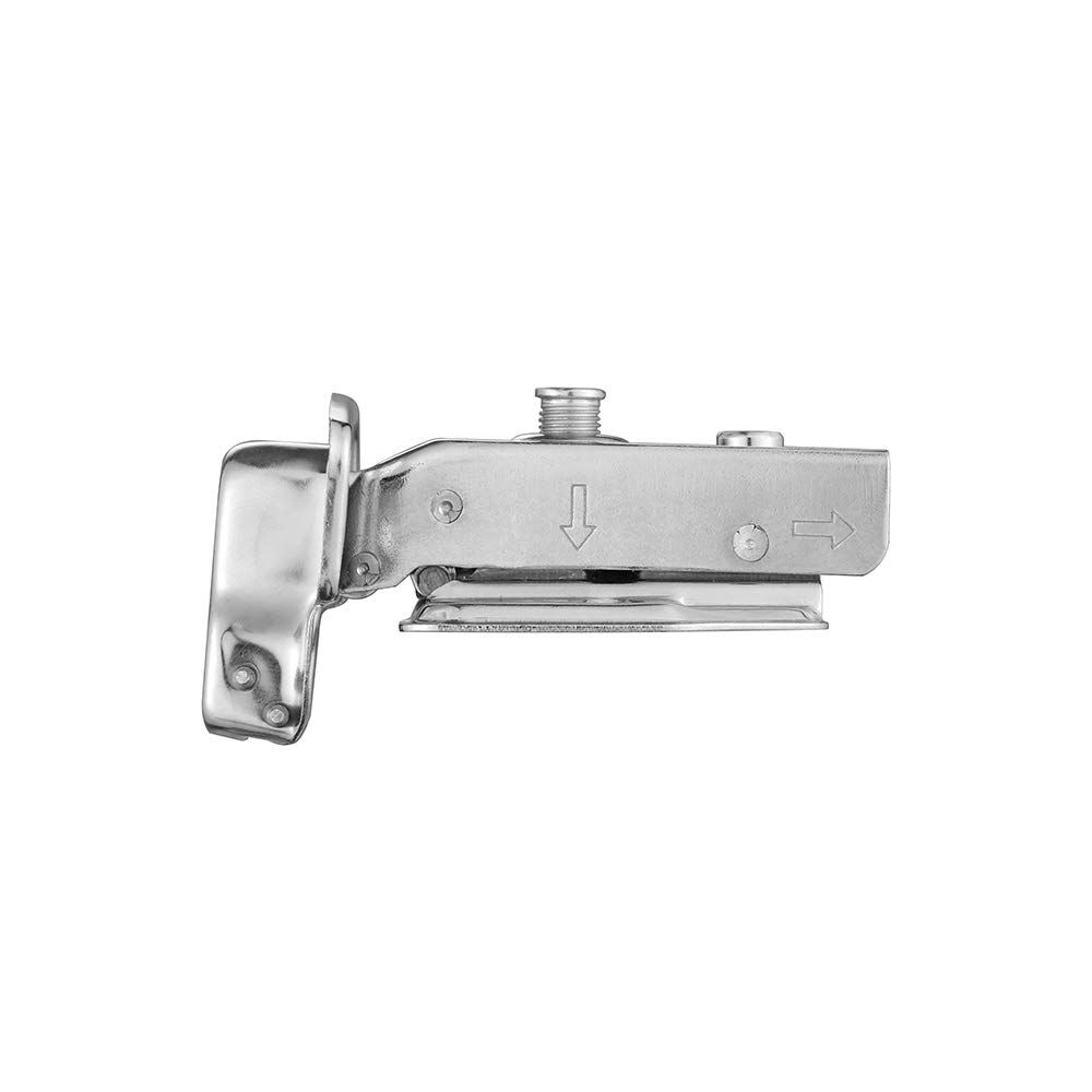 8 Pack 304 Stainless Steel Cabinet Hinges 100 Degree Soft Closing half Overlay Door Hinge Nickel Plated Finish Price