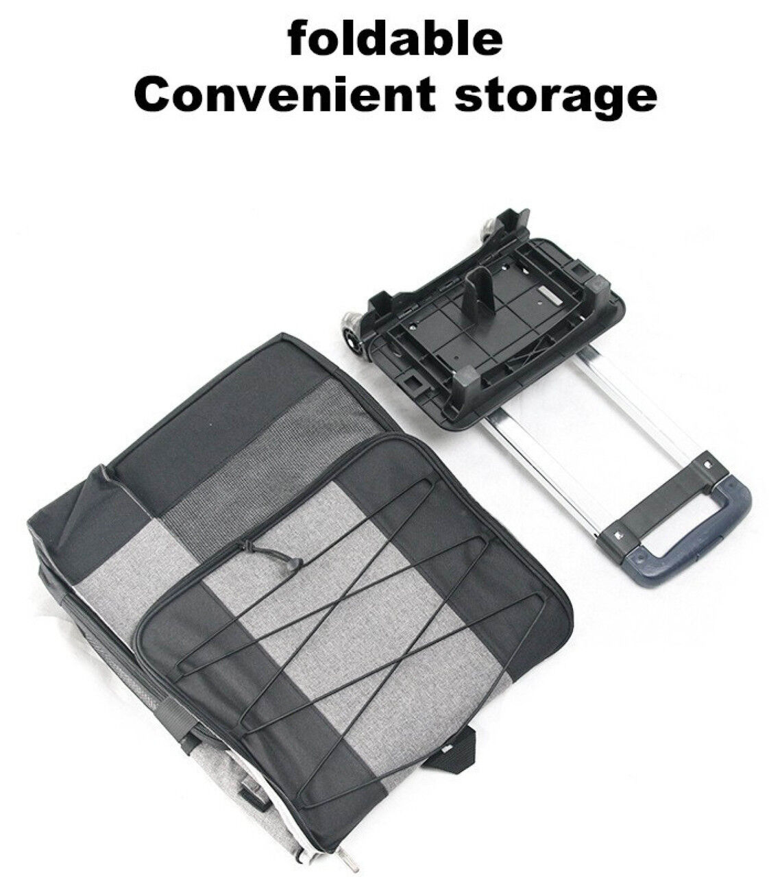Cooler Picnic Bag Trolley Thermally Insulated - 36L - 60 cans - Grey - Drinks Food Cool Bag Rainproof Price