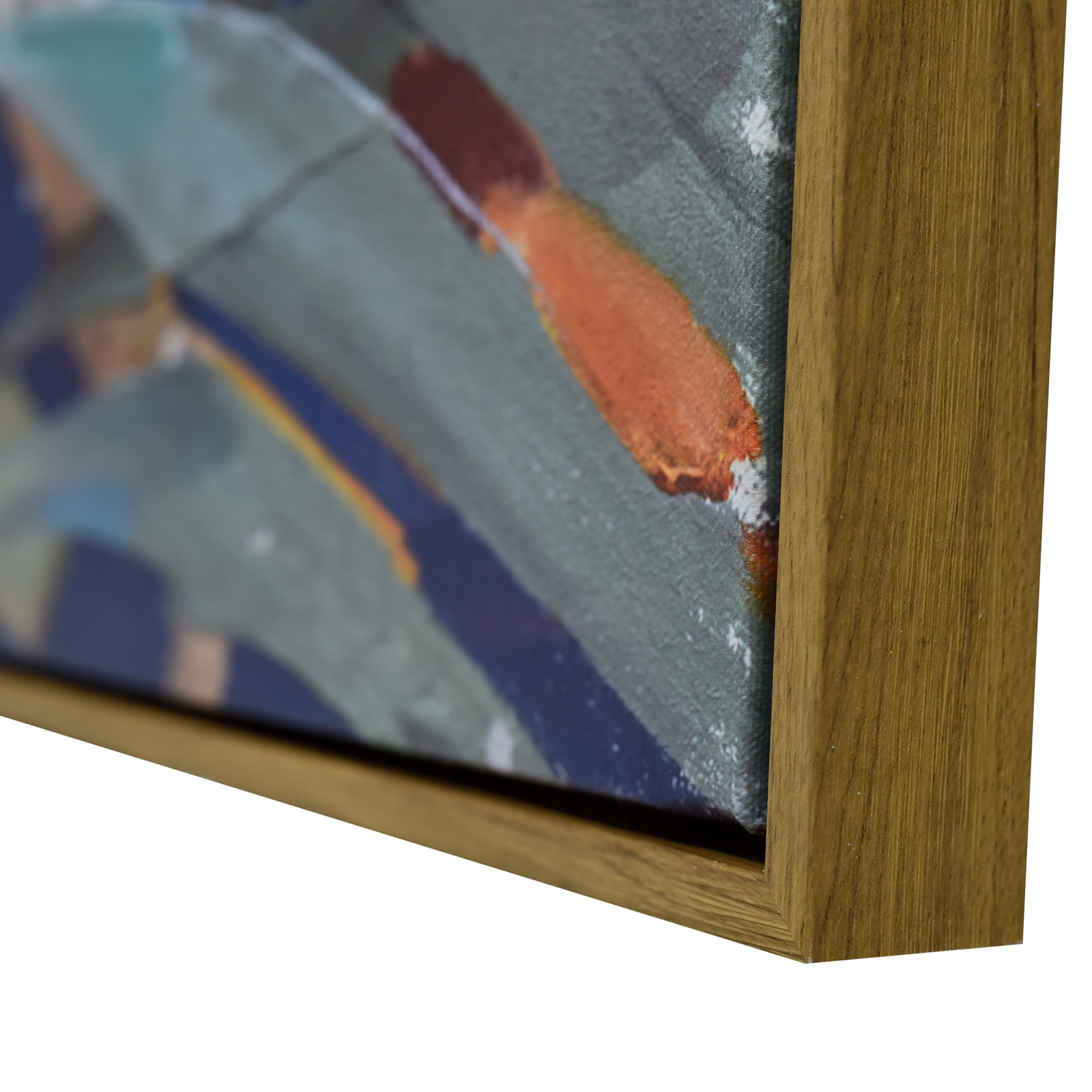 90X120cm Austral Flora Dark Wood Framed Canvas Wall Art Price