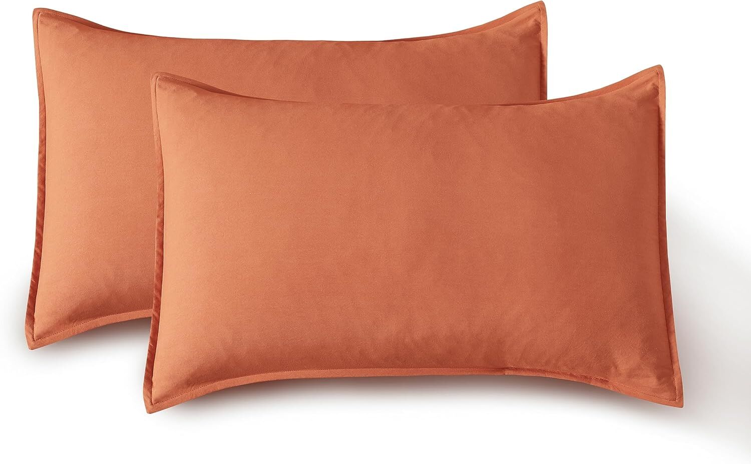 CleverPolly Vintage Washed Microfibre Sheet Set with 2 Pillowcases - Terracotta - King Price