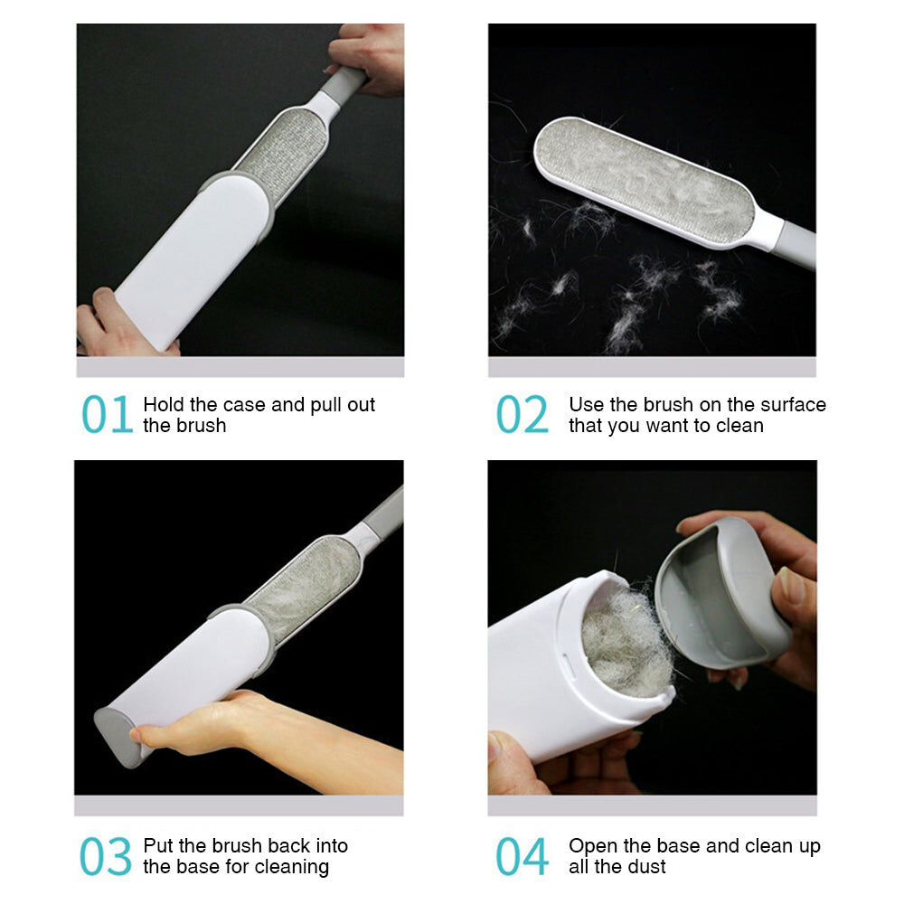 3 in 1 Furs Brusher Pet Hair Lint Remover Brush Self-cleaning Base Price