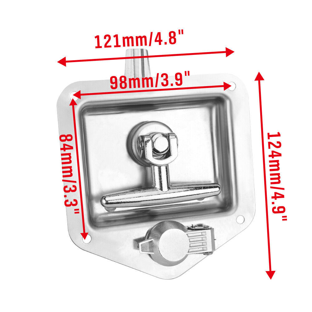 4-Piece T Handle Locks Tool Box With Keys Stainless Steel Trailer Camper Truck Price
