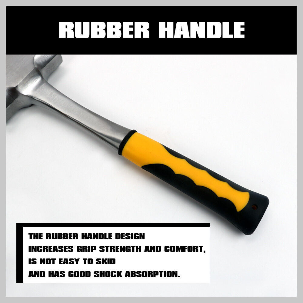 2LB+3LB Steel Hammer Double Octagonal Heavy Duty Solid Forged Rubber Grip Handle Price
