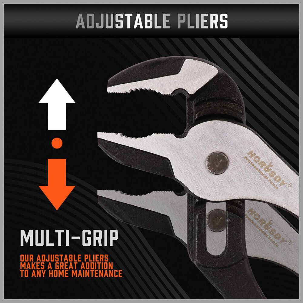 2Pc Groove Joint Pliers 8 & 10-inch Multi Grip Non-Slip Heavy Duty Pipe Wrench Price