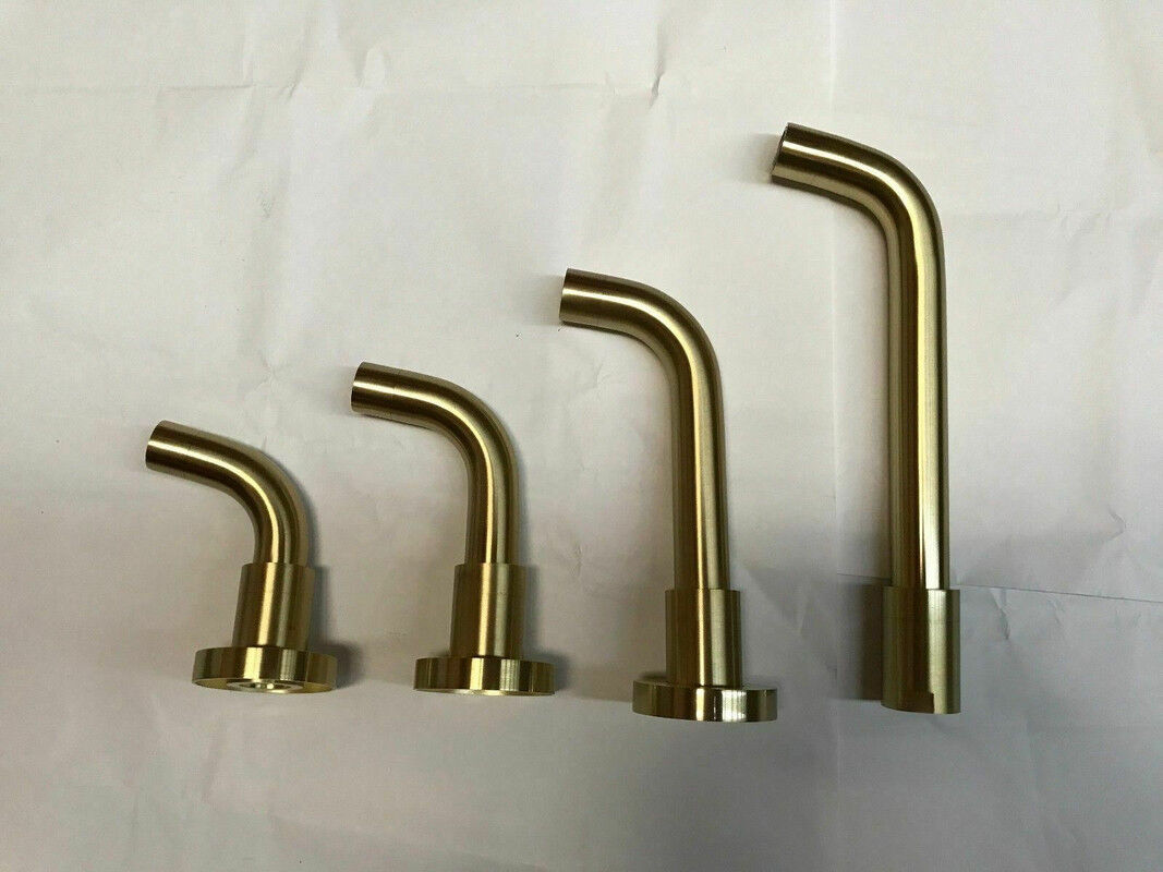 2021 New Burnished Gold Brushed Brass mixer WaterMark WELS round taps wall faucet basin Price