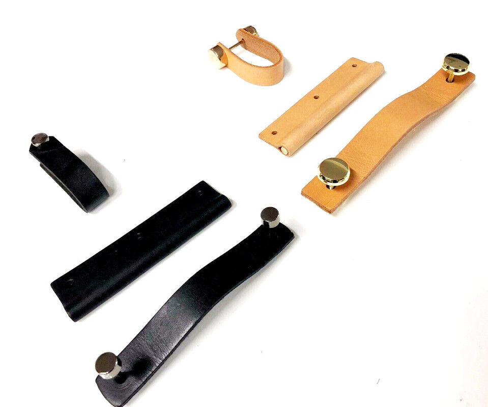 100% Genuine Leather Door Knob Cabinet Kitchen Drawer Handle Pull laundry gold Price