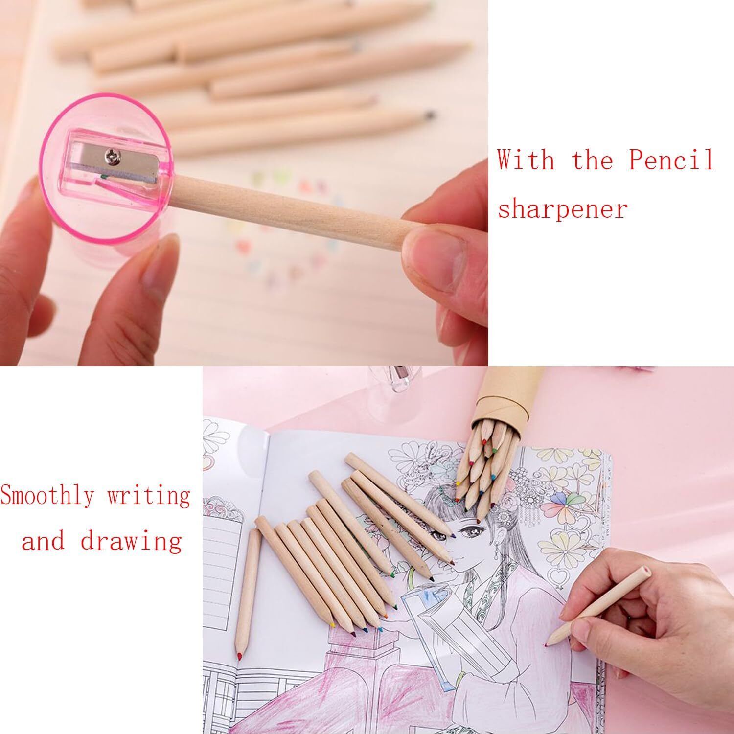 18pcs Mini Colour Pencils Junior Artist Coloured Pencils Kids Drawing Pencil Price