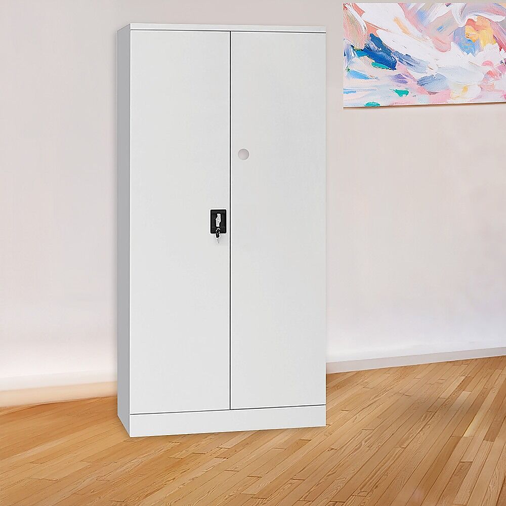 Two-Door Shelf Office Gym Filing Storage Locker Cabinet Safe Price