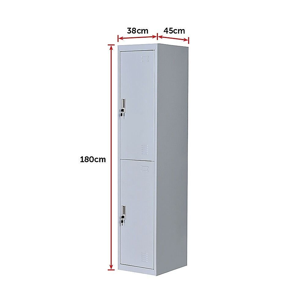 Two-Door Office Gym Shed Storage Lockers Price