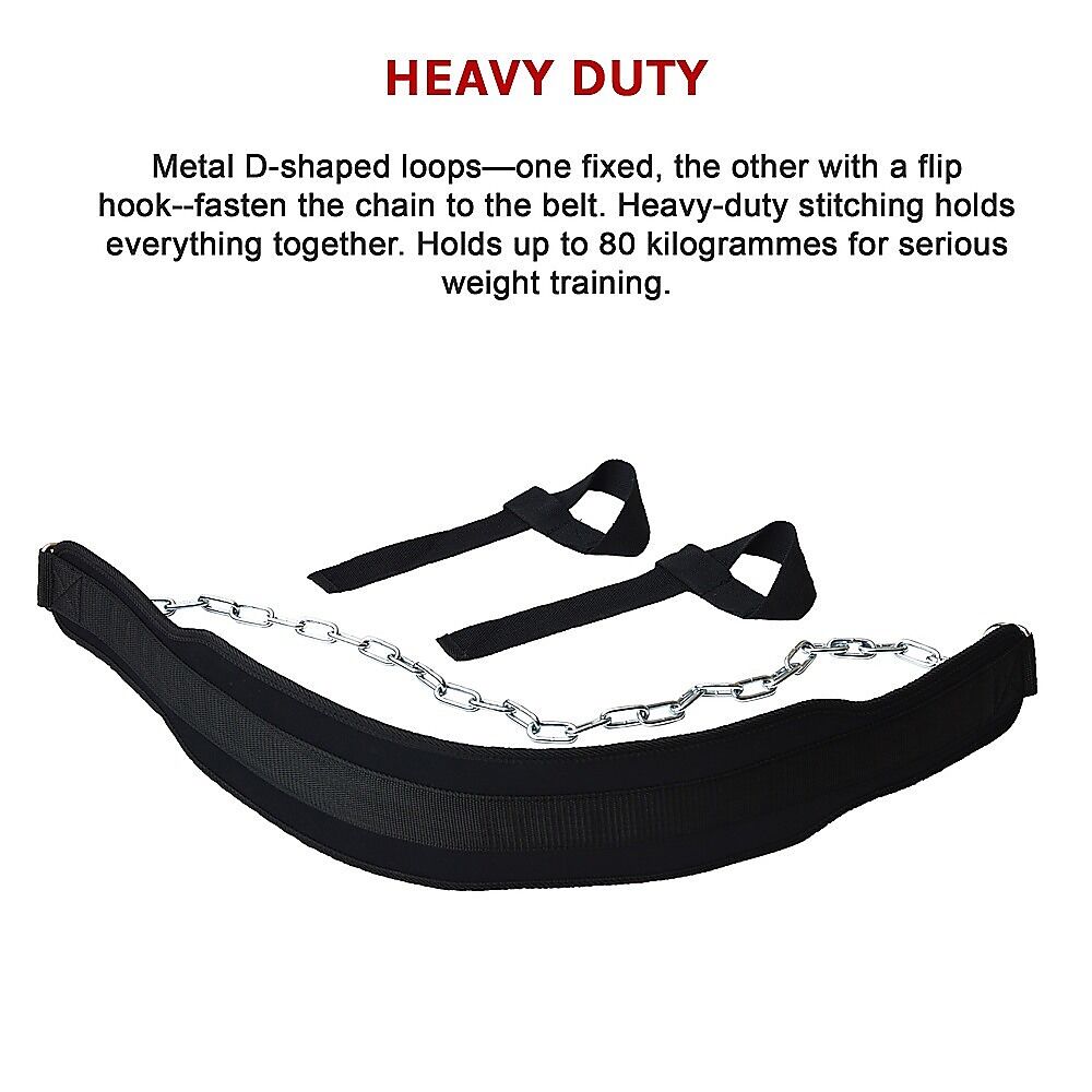 Weight Lifting Belt Gym Back Pull Up Chain Dipping Dip Body Building Training Price