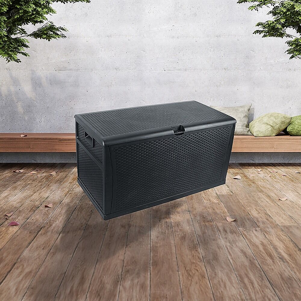 Patio Deck Box Outdoor Storage Plastic Bench Box 450 Litre Price