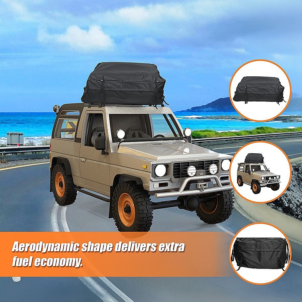 458 Litre Large Car Cargo Travel Rain Proof Roof Top Bag Storage Carrier Box Price