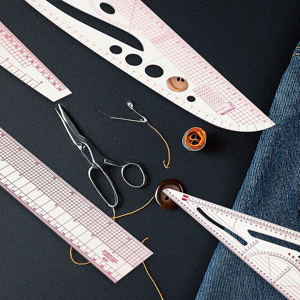 9pc French Curve Ruler Set DIY Sewing Pattern Measuring Tool for Dressmaker Price
