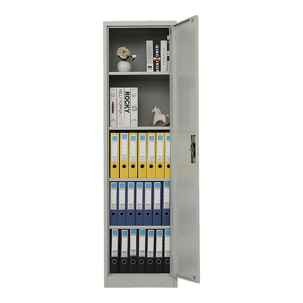 Single-Door Metal Tall Cabinet Shelf Storage for Home Office Gym Price