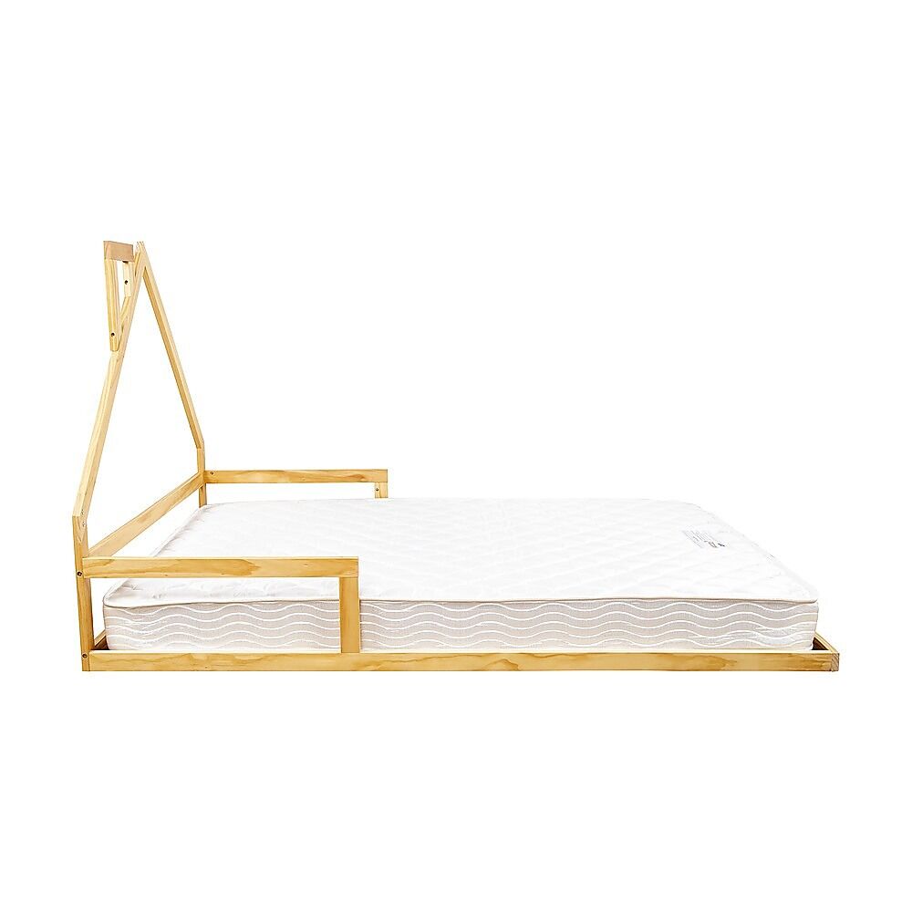 Pine Wood Floor Bed House Frame for Kids and Toddlers Price