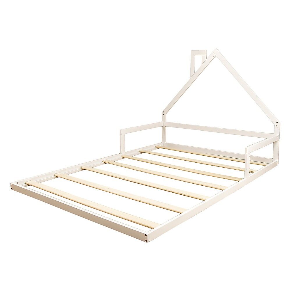 Pine Wood Floor Bed House Frame for Kids and Toddlers Price