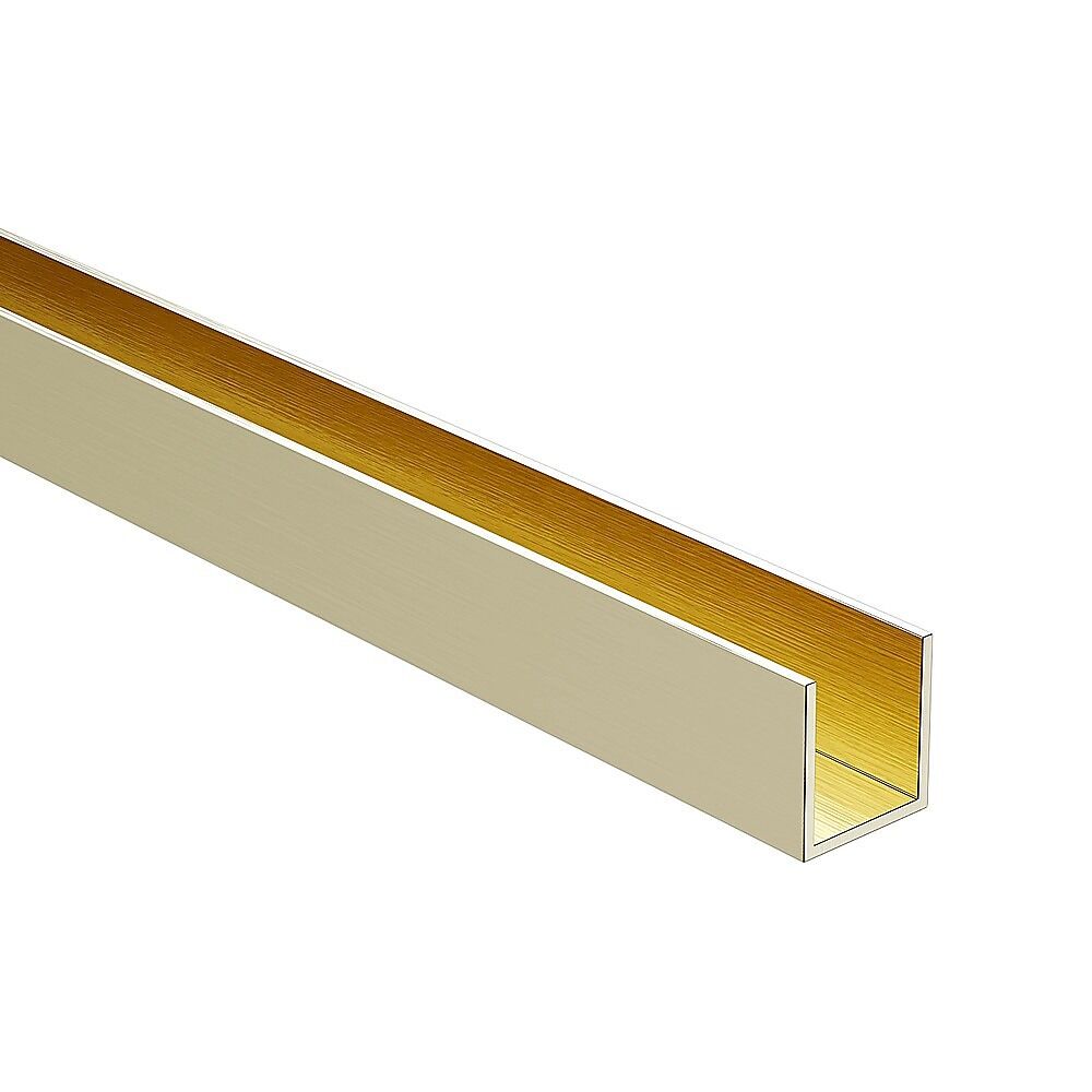 120cm Frameless Glass Bath Screen with Channel and Stainless Steel Hinges- Gold Price