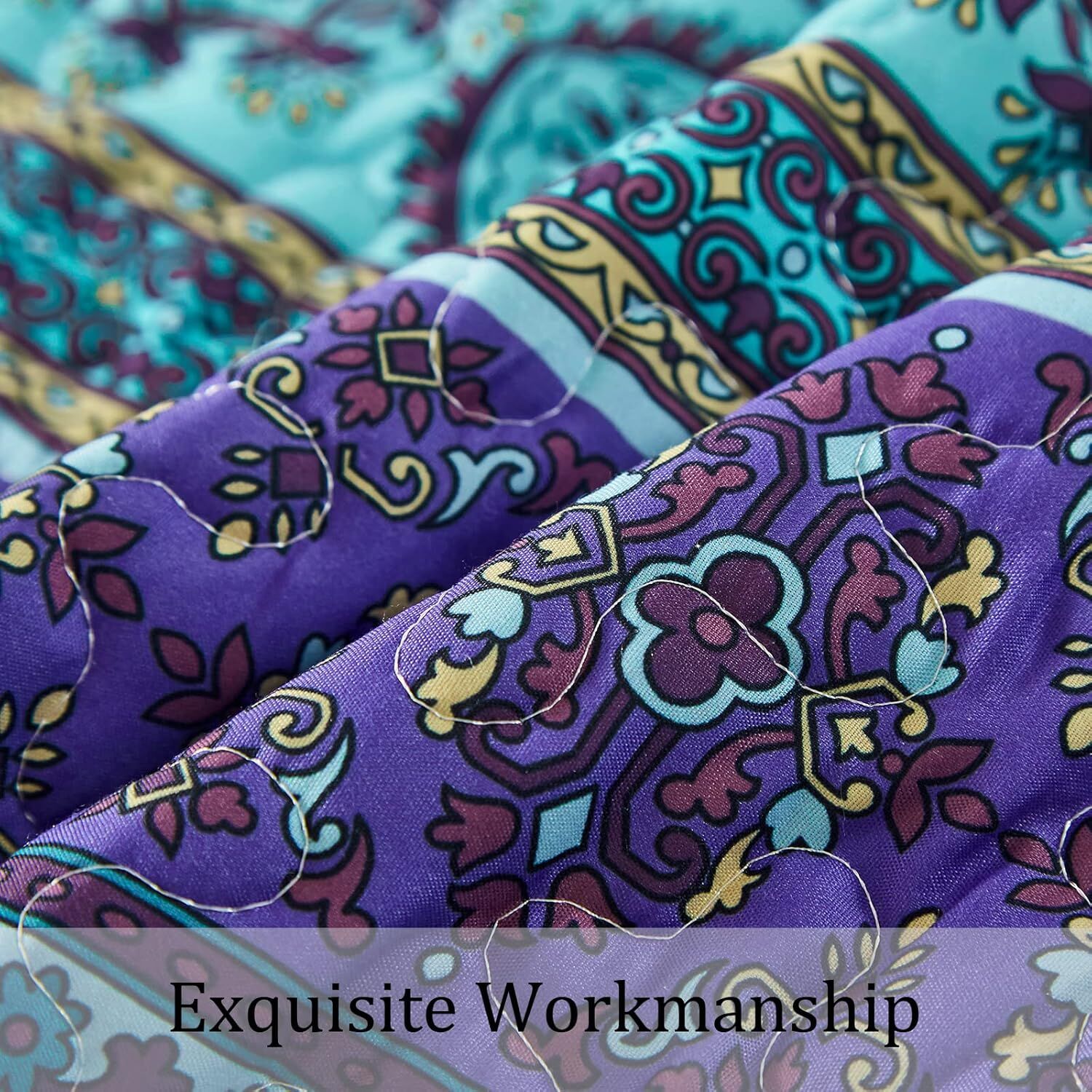 Tranquil Quilted coverlet and pillowcovers set: Perfect for Relaxation - Queen size Price