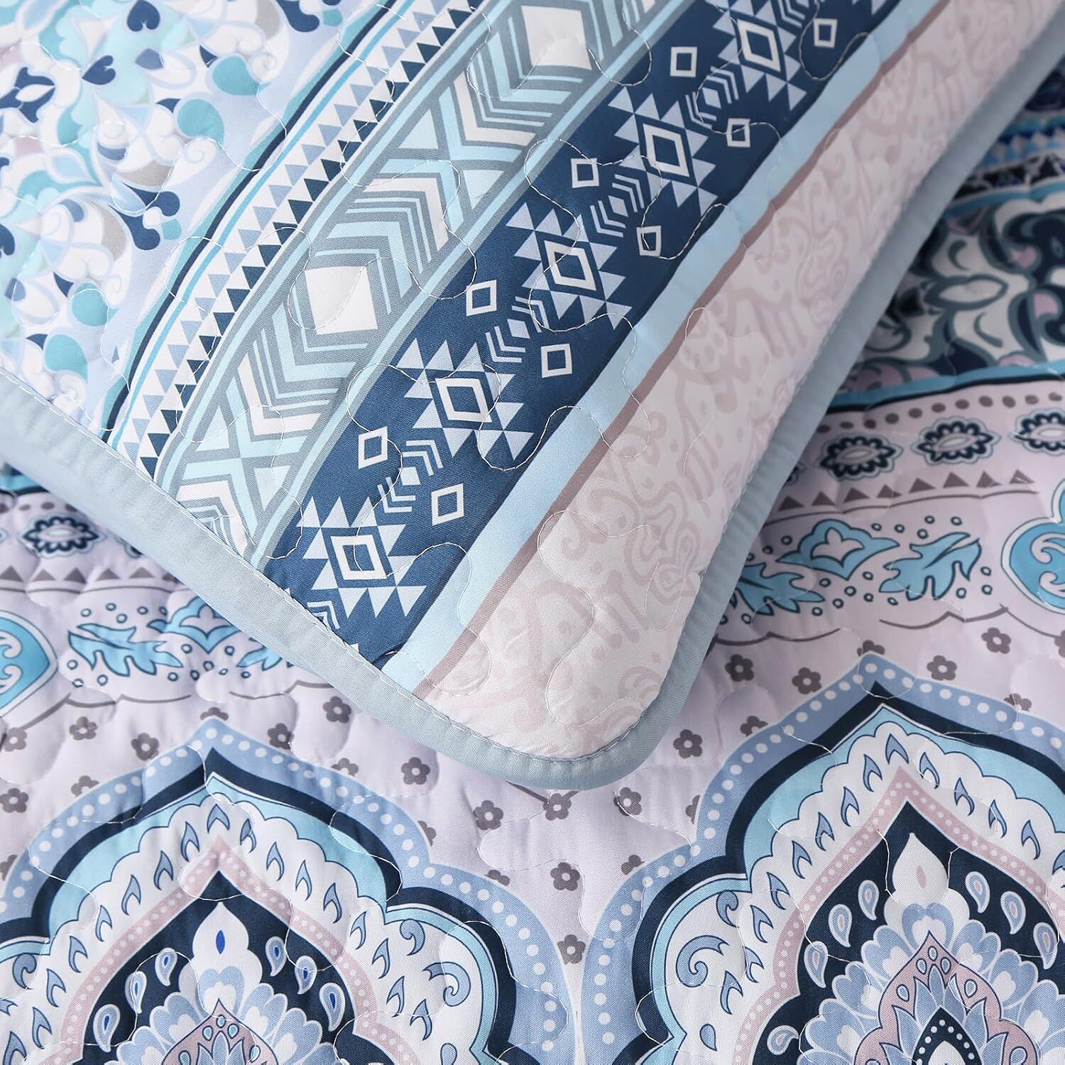 Cozy Quilted Coverlet and Pillowcases Set: A Hug for Your Bed - Queen size Price