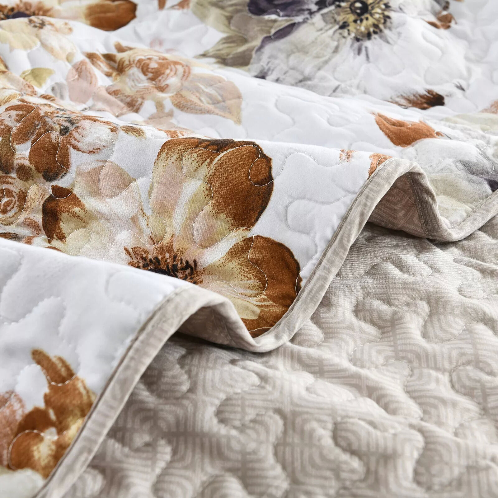Zen Quilted bedspread and pillowcovers set: Find Your Inner Peace - Queen size Price