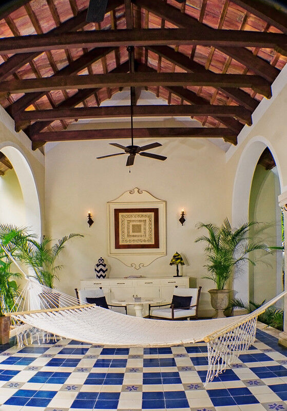 Mayan Legacy Queen Size Outdoor Cotton Mexican Resort Hammock With Fringe in Cream Colour Price
